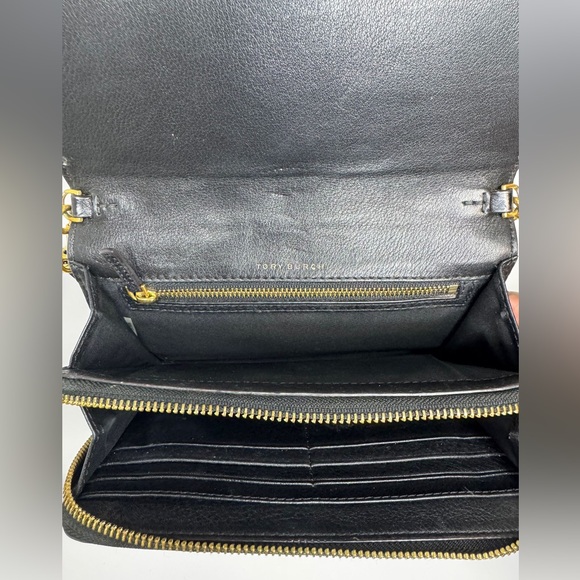 Tory Burch Black Crossbody Bag with Gold Accents - Picture 3 of 8